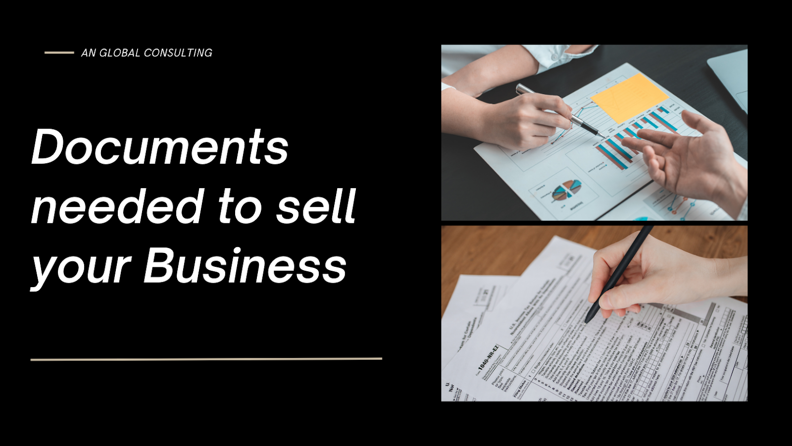 Documents needed to sell a business - AN Global Consulting